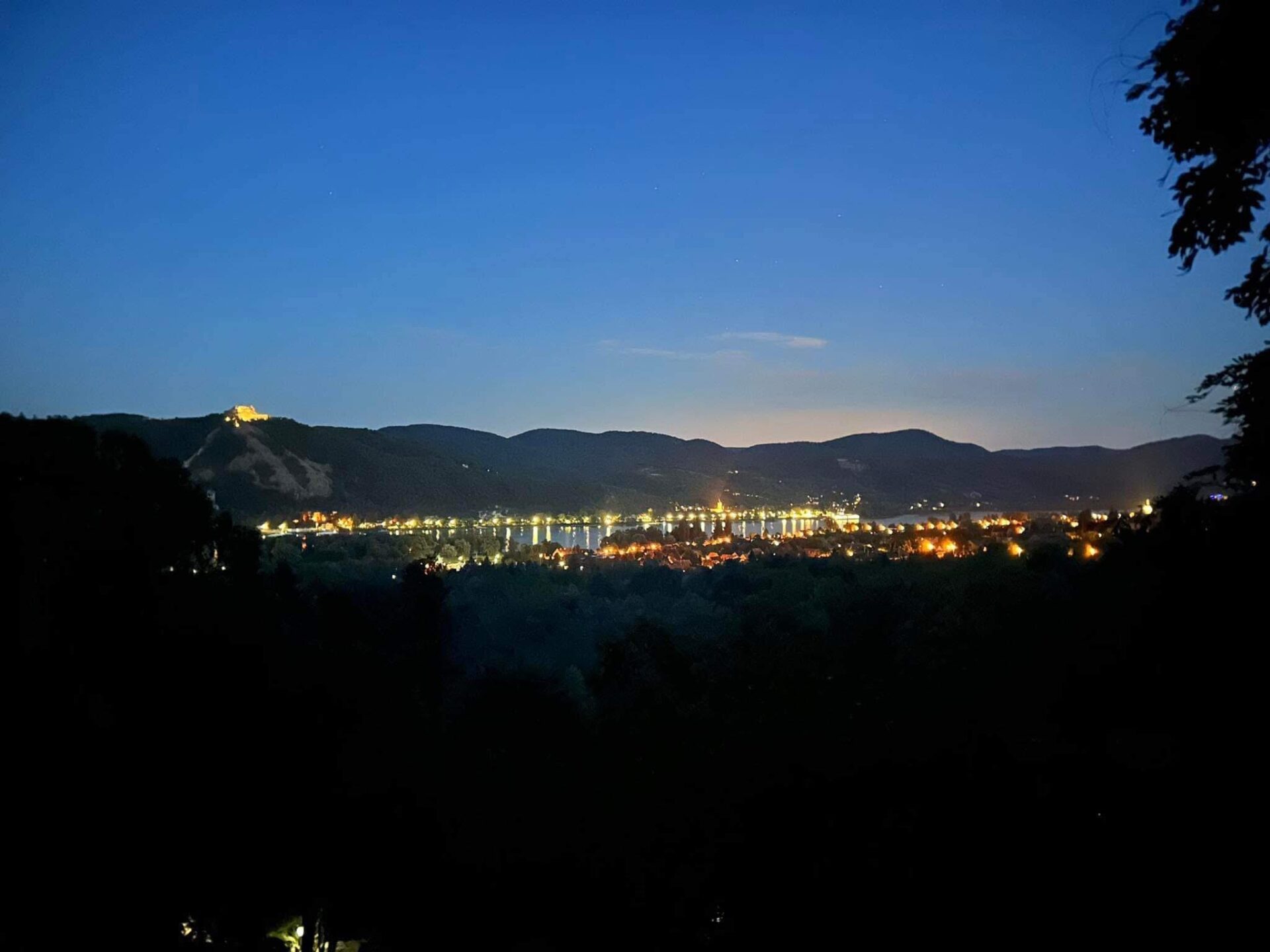Esti panoráma Nagymarosra